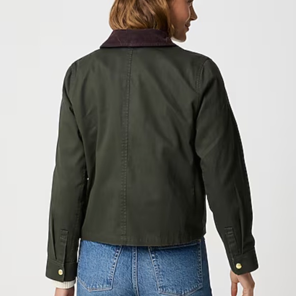J Crew Field Green Jacket Women's M NWT - Picture 2 of 3